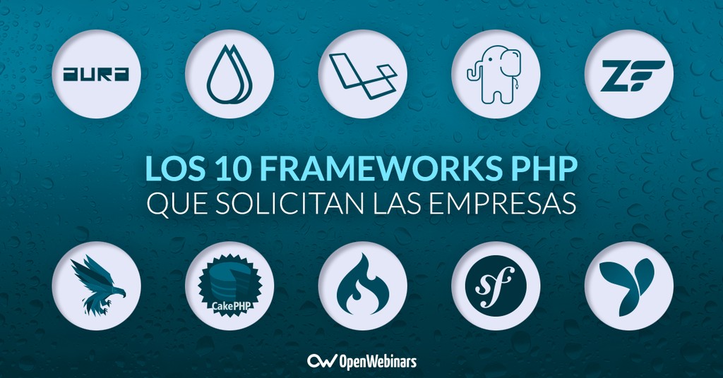 Los 10 Frameworks PHP que solicitan las empresas