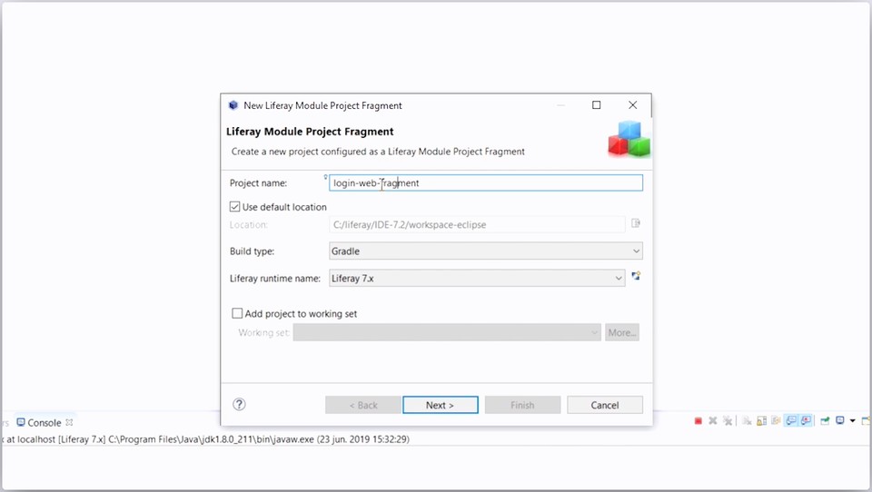Liferay Module Project Fragment