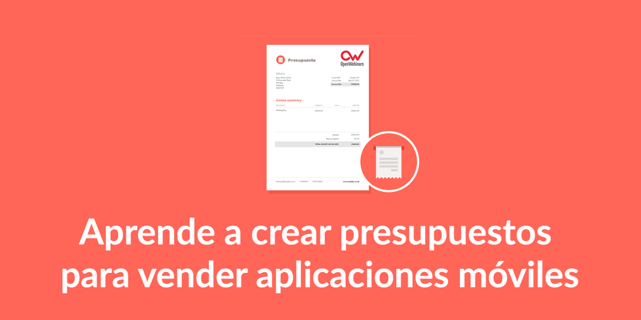 Cómo hacer presupuestos para aplicaciones móviles