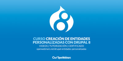 Curso de creación de entidades personalizadas con Drupal 8