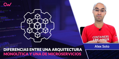 Diferencia entre arquitectura monolítica y de microservicios