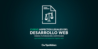 Aspectos legales del desarrollo web