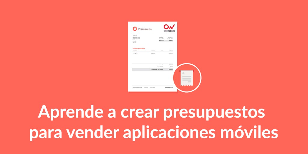 Cómo hacer presupuestos para aplicaciones móviles