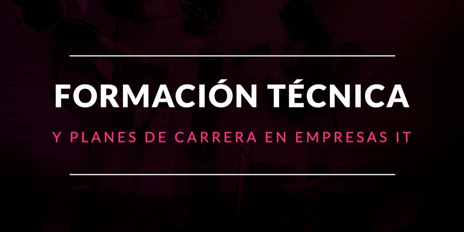 Elección de la formación técnica y planes de carrera en empresas IT