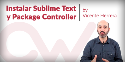Instalar Sublime Text 3 y Package Controller