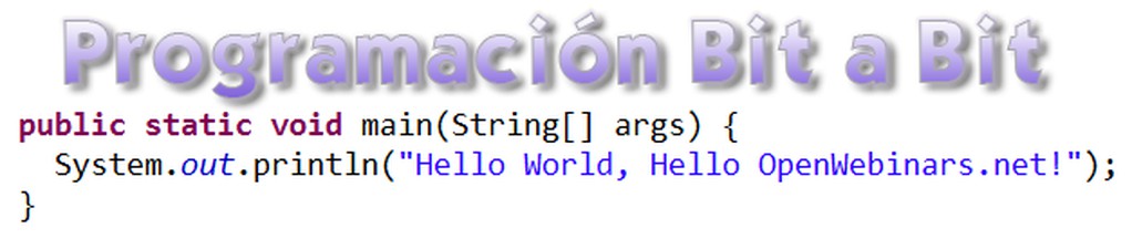 Programación bit a bit: Hello World!