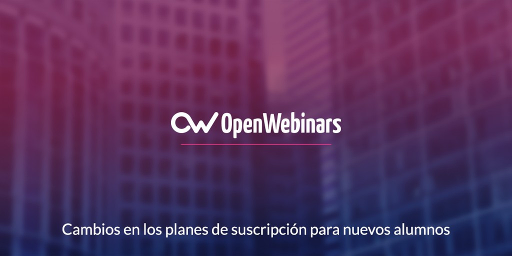 Novedades en los Planes de suscripción