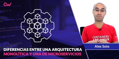 Diferencia entre arquitectura monolítica y de microservicios