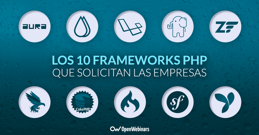 Los 10 Frameworks PHP que solicitan las empresas