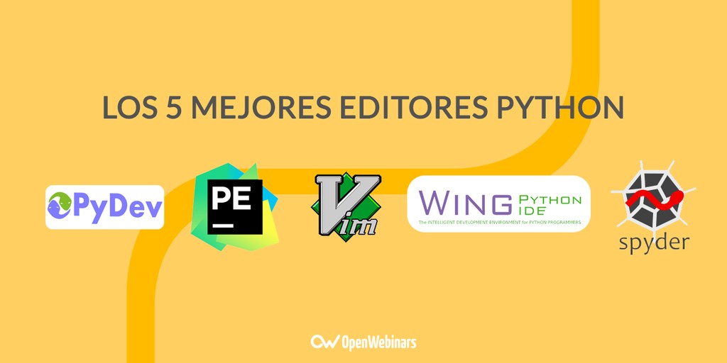 Los 5 mejores editores Python