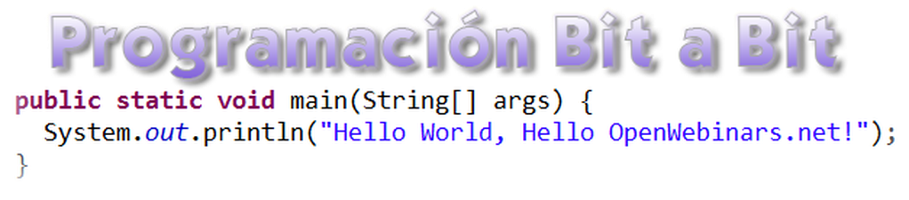 Programación bit a bit: Hello World!