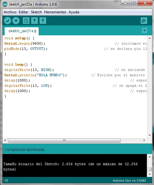 Imagen 4 en Tutorial Arduino: Ejemplo Semáforo