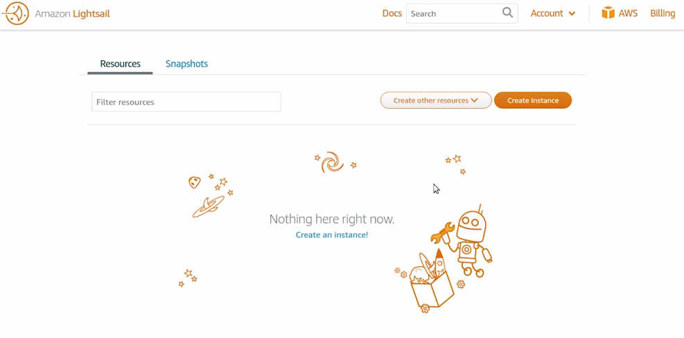 Imagen 0 en Lightseal, crear una instancia de WordPress