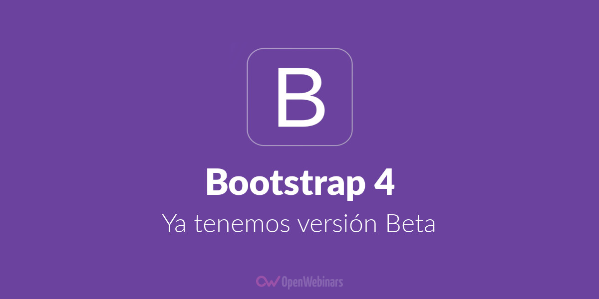 Bootstrap 4 ya tiene versión Beta
