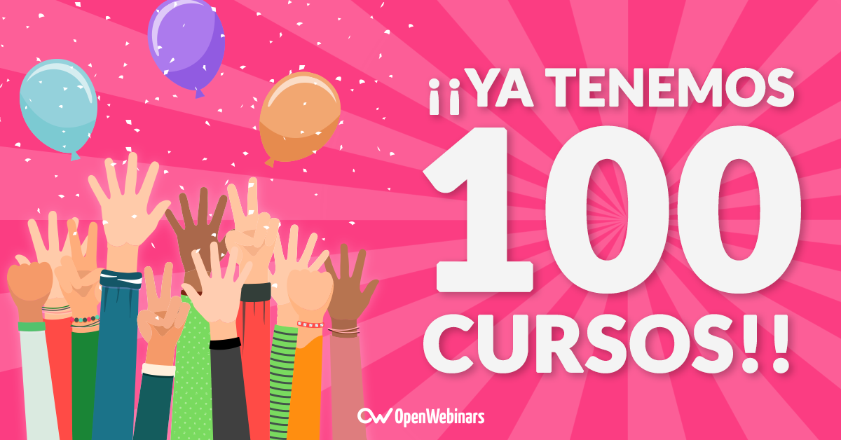 ¡¡Ya tenemos 100 cursos!!