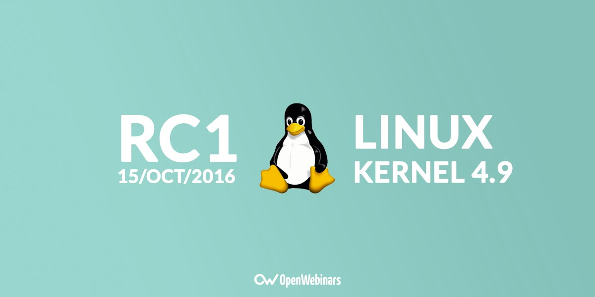 Linux Kernel 4.9, primera Release Candidate disponible