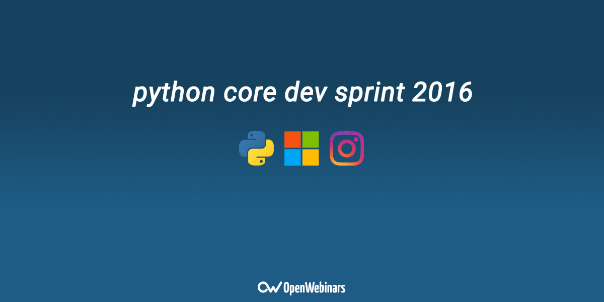 Microsoft participa en el Python Core Sprint 2016