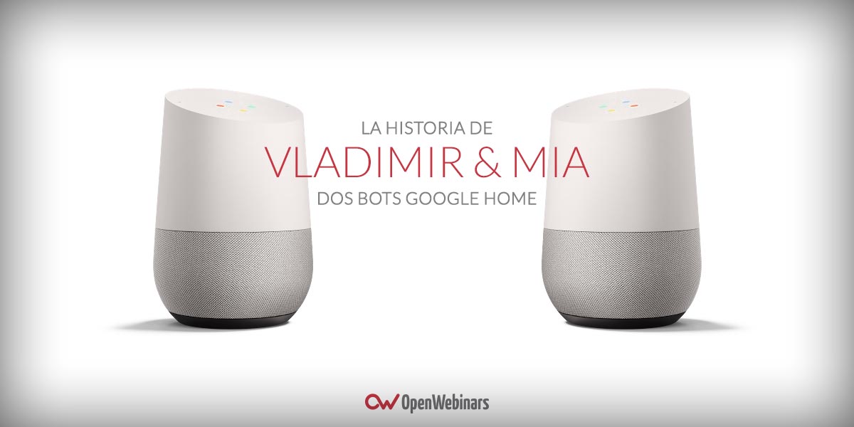 Dos robots Google Home hablan durante horas